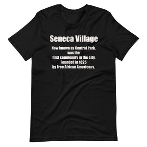 Seneca Village (Black History)Short-Sleeve Unisex T-Shirt