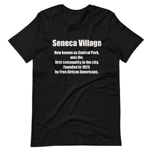 Seneca Village (Black History)Short-Sleeve Unisex T-Shirt