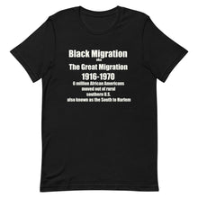 Load image into Gallery viewer, Black Migration (Black History) Short-Sleeve Unisex T-Shirt