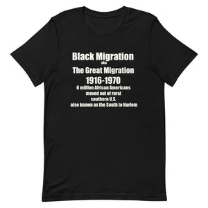 Black Migration (Black History) Short-Sleeve Unisex T-Shirt