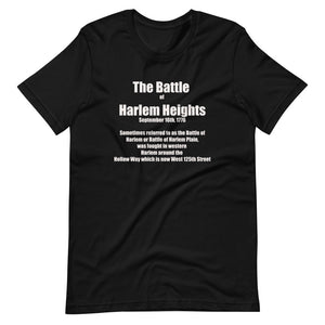 The Battle of Harlem Heights ( Historical Harlem) Short-Sleeve Unisex T-Shirt