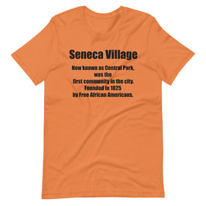 Seneca Village (Black History)Short-Sleeve Unisex T-Shirt