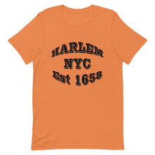 Load image into Gallery viewer, Harlem Est.( Historical Harlem) Short-Sleeve Unisex T-Shirt