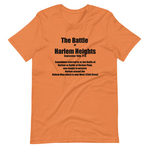 The Battle of Harlem Heights ( Historical Harlem) Short-Sleeve Unisex T-Shirt