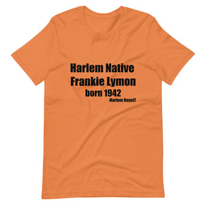 Frankie Lymon (Harlem Native)Short-Sleeve Unisex T-Shirt