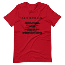 Load image into Gallery viewer, Cotton Club (Historical Harlem) Short-Sleeve Unisex T-Shirt