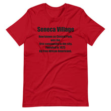 Load image into Gallery viewer, Seneca Village (Black History)Short-Sleeve Unisex T-Shirt