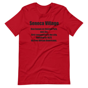 Seneca Village (Black History)Short-Sleeve Unisex T-Shirt