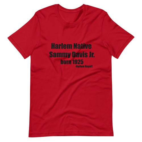 Sammy Davis Jr. (Harlem Native) Short-Sleeve Unisex T-Shirt