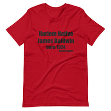 Load image into Gallery viewer, James Baldwin (Harlem Native) Short-Sleeve Unisex T-Shirt