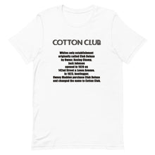 Load image into Gallery viewer, Cotton Club (Historical Harlem) Short-Sleeve Unisex T-Shirt