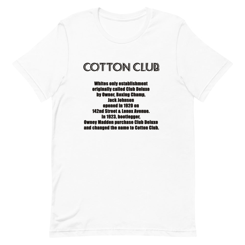 Cotton Club (Historical Harlem) Short-Sleeve Unisex T-Shirt