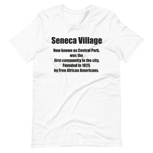 Load image into Gallery viewer, Seneca Village (Black History)Short-Sleeve Unisex T-Shirt