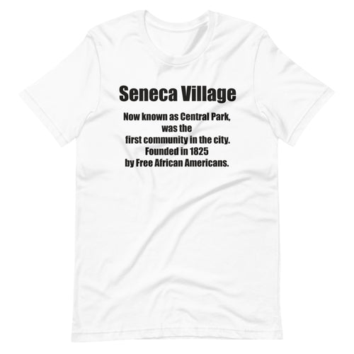 Seneca Village (Black History)Short-Sleeve Unisex T-Shirt