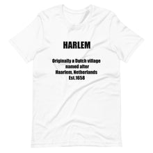 Load image into Gallery viewer, Haarlem (Historical Harlem)Short-Sleeve Unisex T-Shirt