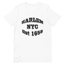 Load image into Gallery viewer, Harlem Est.( Historical Harlem) Short-Sleeve Unisex T-Shirt