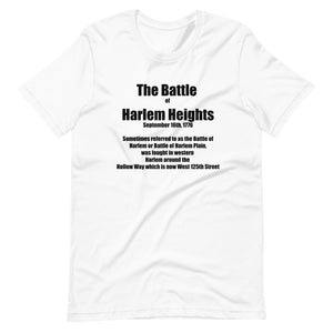 The Battle of Harlem Heights ( Historical Harlem) Short-Sleeve Unisex T-Shirt