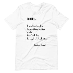 Harlem Definition (Historical Harlem)Short-Sleeve Unisex T-Shirt